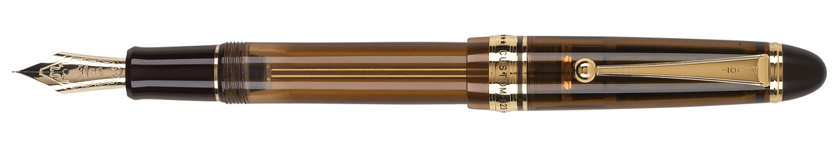 Custom 823 - Pilot Custom 823 Amber Demonstrator Fountain Pen